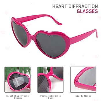 Glass Heart PREMIERE SCREENING グッズ TKAC28 Transparent purple with hearts frames for children